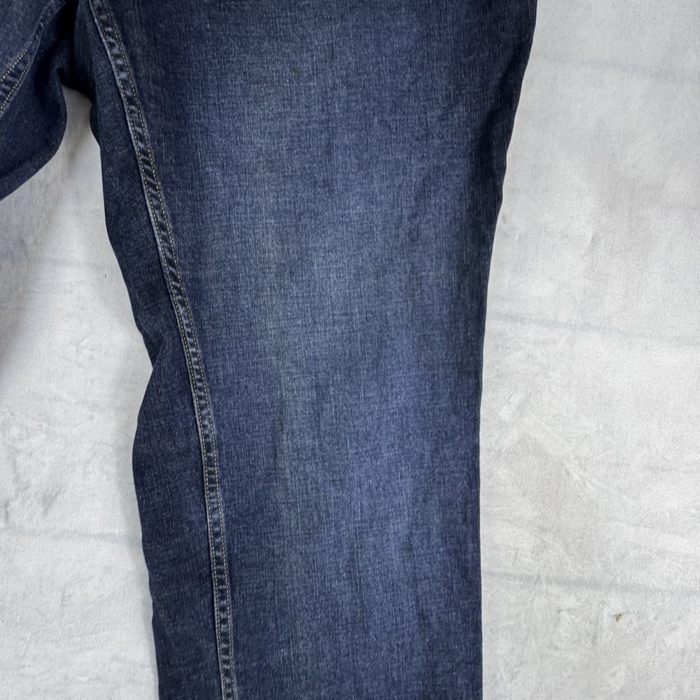 Caslon Womens Bootcut Jeans Blue Denim Dark Wash Classic Comfort 20W Petite - Picture 8 of 16